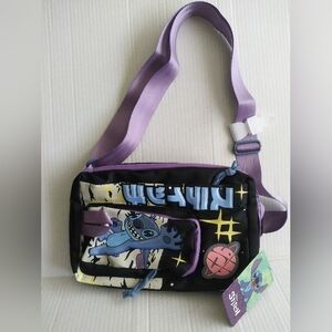 Stitch 626 Crossbody tactical sling Disney bag ~ NEW with Tag